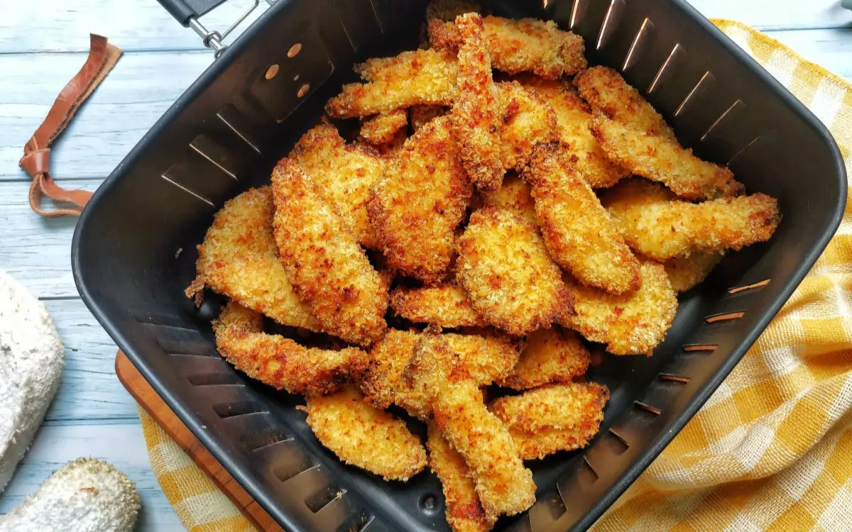 Frango à Milanesa na Airfryer